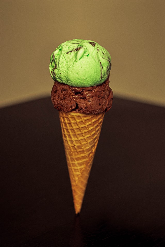 Unsplash Image with a cone ice cream